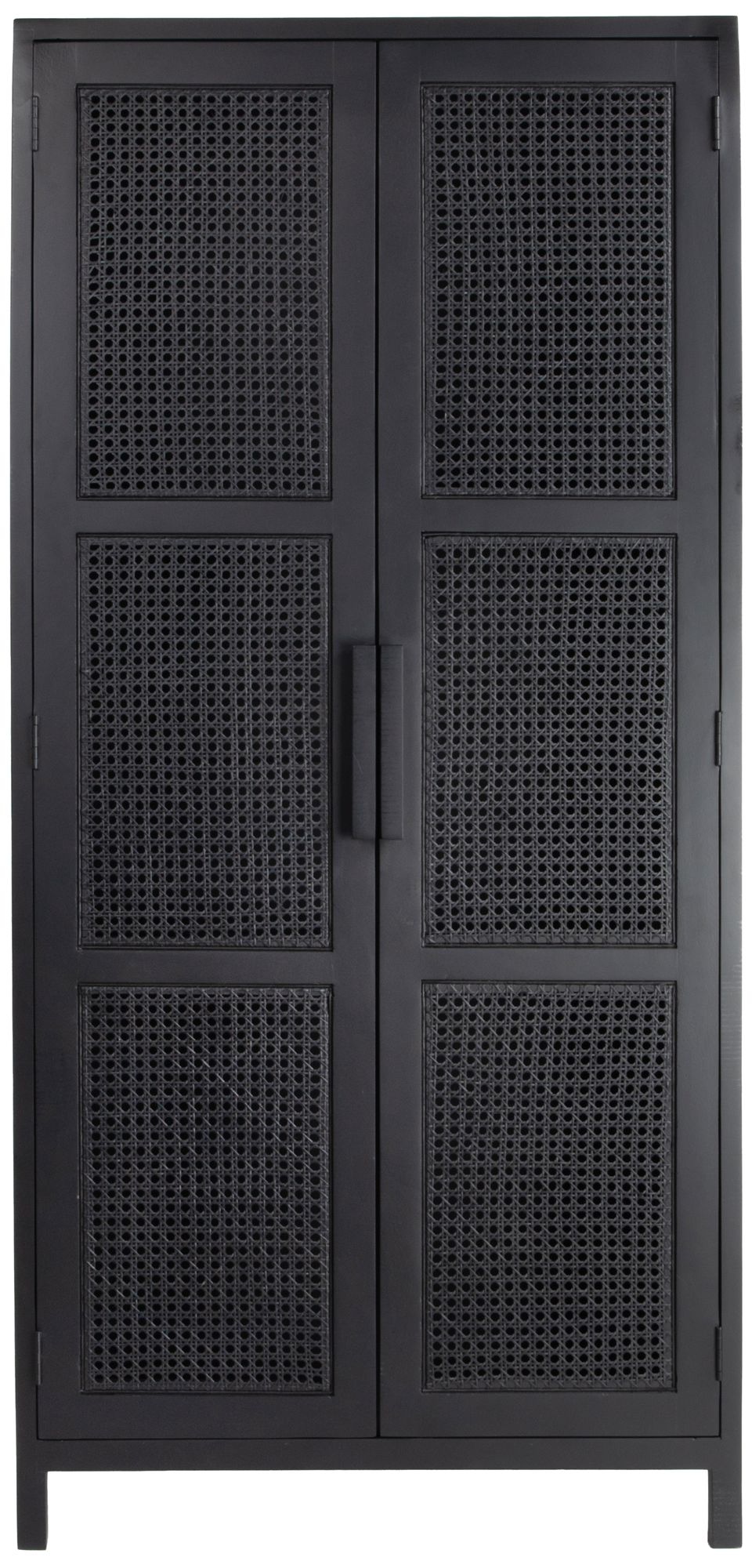 Image 5 Norah 35 1/2" Wide Black Wood 2-Door Curio Cabinet more views