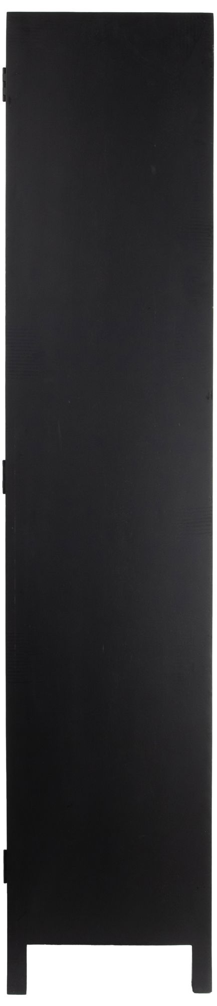 Image 6 Norah 35 1/2" Wide Black Wood 2-Door Curio Cabinet more views