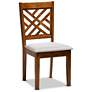 2_Norah Walnut Brown Wood 7-Piece Dining Table and Chair Set more views