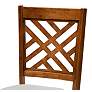 5_Norah Walnut Brown Wood 7-Piece Dining Table and Chair Set more views