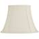 Norcher White Softback Oval Bell Lamp Shade 9x15x11 (Washer)