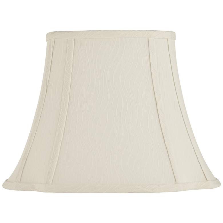 Image 1 Norcher White Softback Oval Bell Lamp Shade 9x15x11 (Washer)