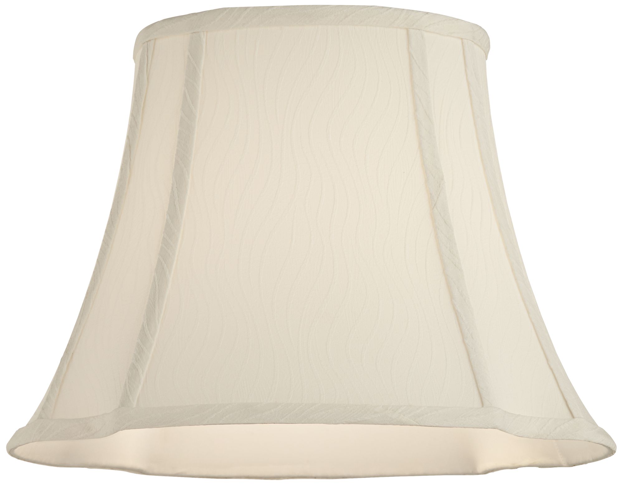 Norcher White Softback Oval Bell Lamp Shade 9x15x11 (Washer) 836K3