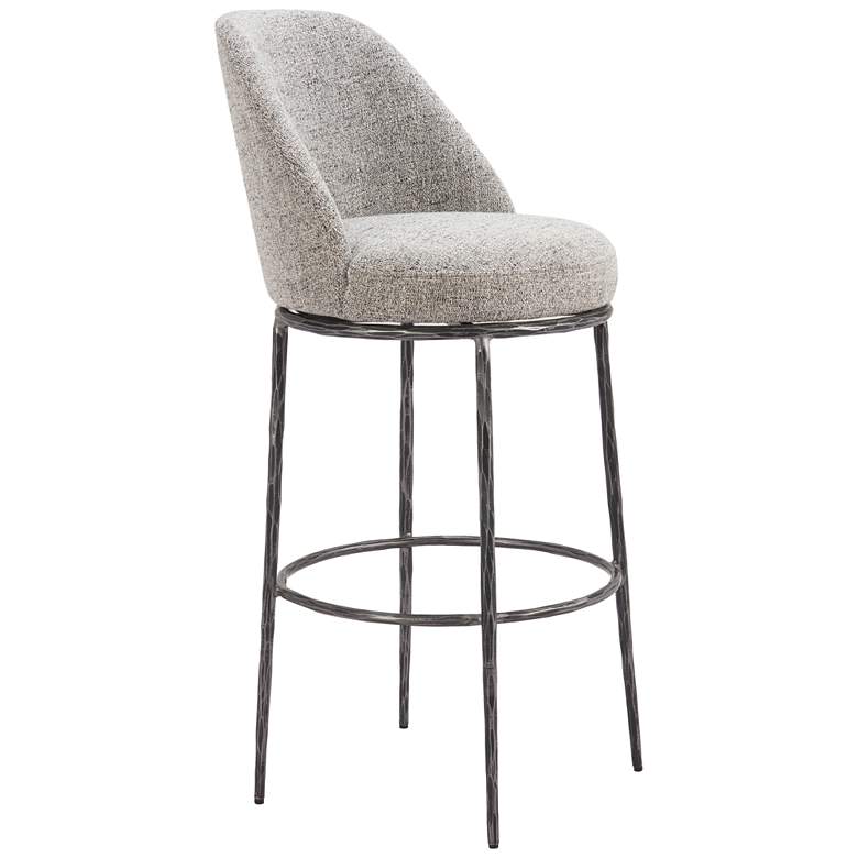 Image 1 Nordhavn Swivel Barstool Gray
