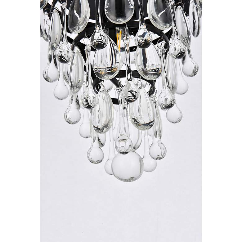 Image 2 Nordic 1 Lt Black Flush Mount more views