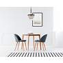 2_Nordic 16" Wide Black and Clear Glass Pendant Light more views