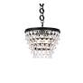 3_Nordic 16" Wide Black and Clear Glass Pendant Light more views