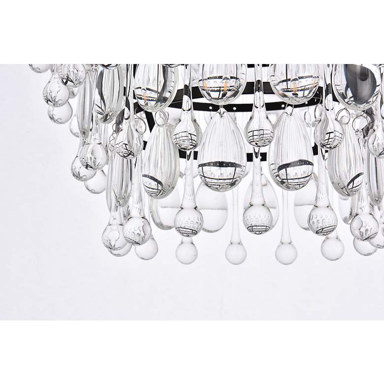 Image 4 Nordic 16" Wide Black and Clear Glass Pendant Light more views