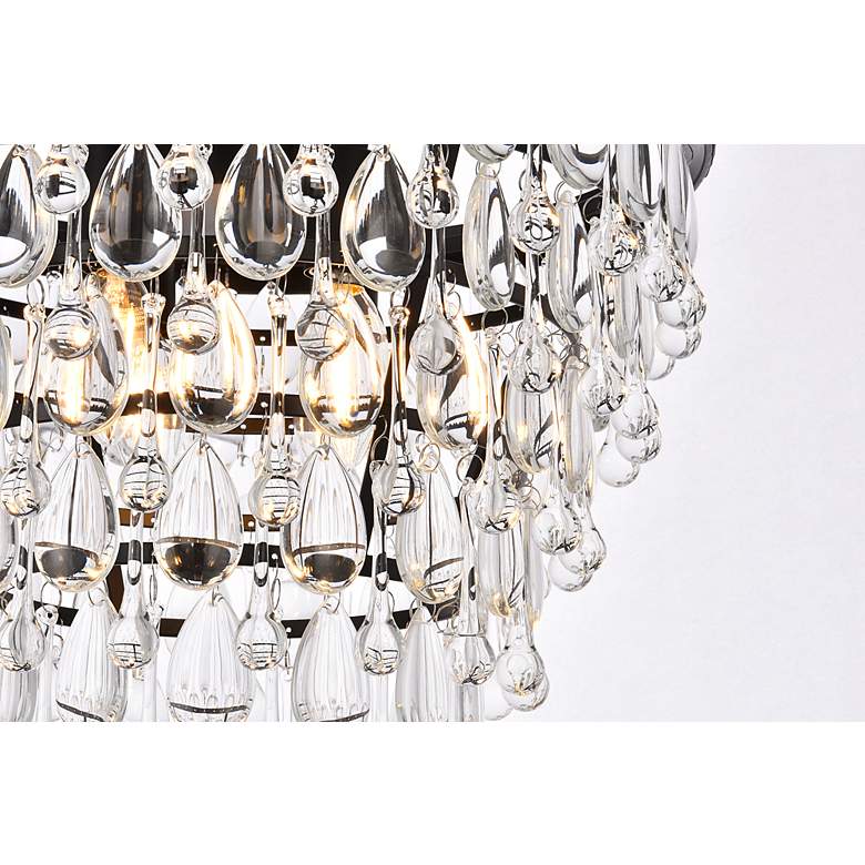 Image 6 Nordic 16" Wide Black and Clear Glass Pendant Light more views