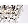 6_Nordic 16" Wide Black and Clear Glass Pendant Light more views