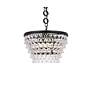 Thumbnail4 of Nordic 19" Wide Black and Clear Crystal 5-Light Pendant more views