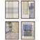 Nordic 26"H 4-Piece Shadow Box Giclee Framed Wall Art Set