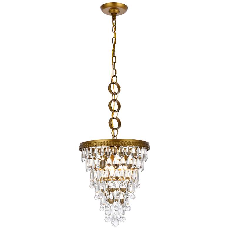 Image 2 Nordic 3 Lts Brass Pendant