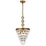 Nordic 3 Lts Brass Pendant