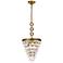 Nordic 3 Lts Brass Pendant