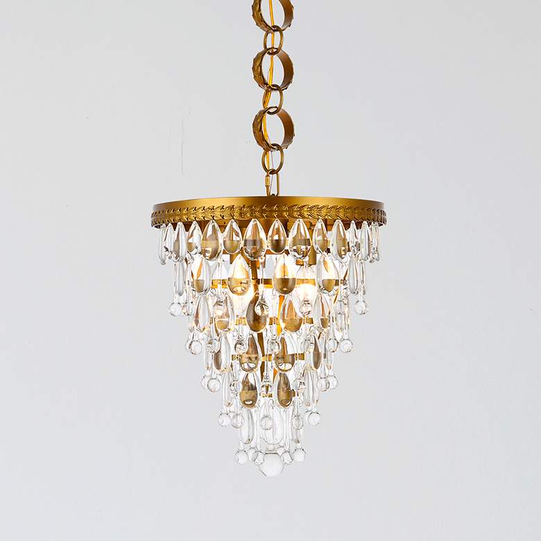 Image 1 Nordic 3 Lts Brass Pendant