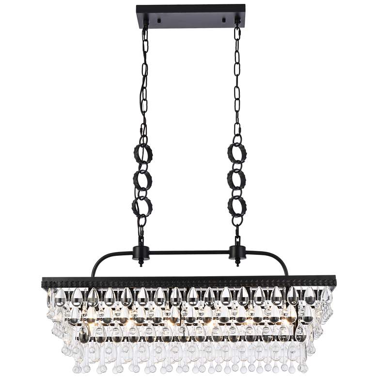 Image 1 Nordic 32" Rectangle Pendant In Black