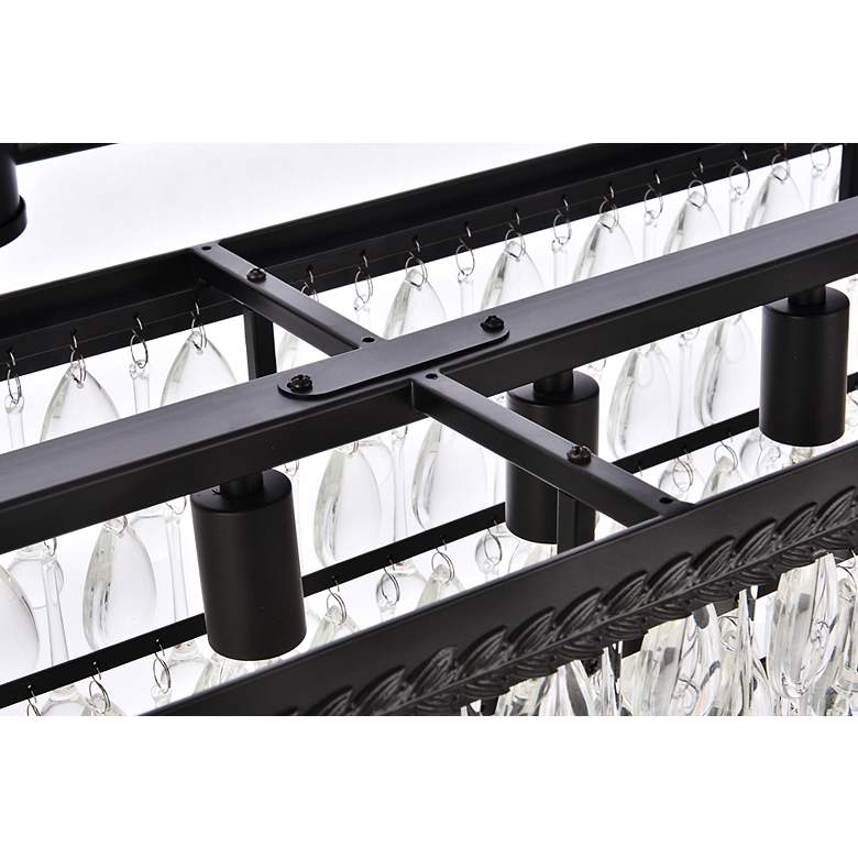 Image 7 Nordic 32" Rectangle Pendant In Black more views