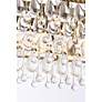 5_Nordic 40" Wide Brass and Clear Glass 6-Light Linear Pendant more views