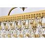 7_Nordic 40" Wide Brass and Clear Glass 6-Light Linear Pendant more views