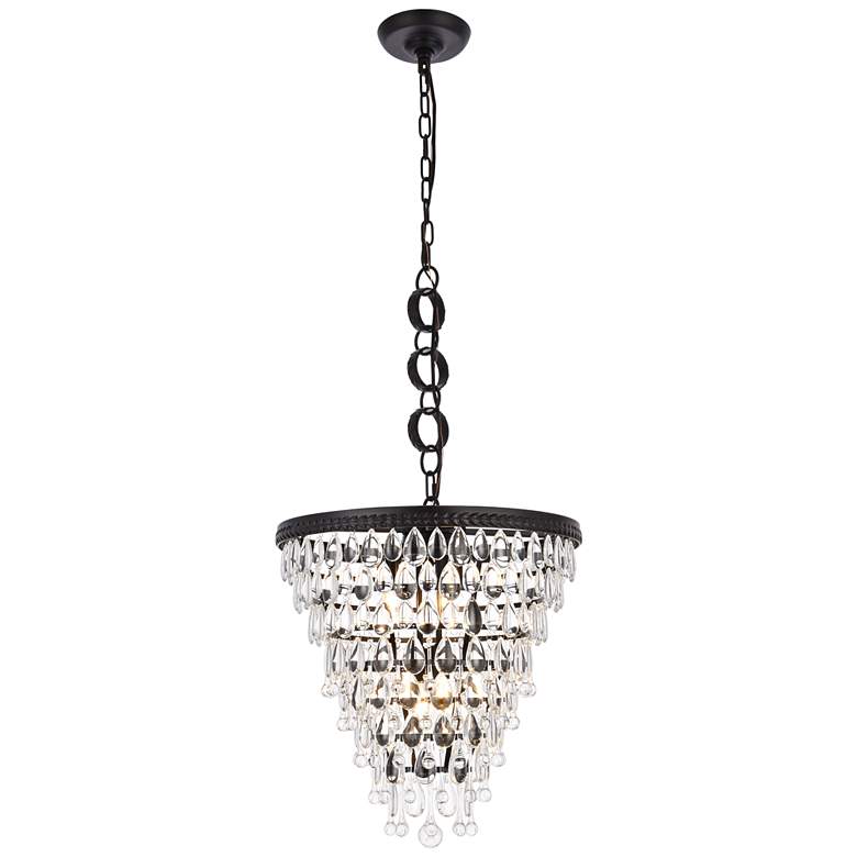 Image 1 Nordic 5 Lts Black Pendant