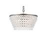Thumbnail3 of Nordic 6 Lt Antique Silver Chandelier Clear more views