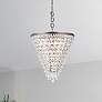 1_Nordic 7 Lt Antique Silver Chandelier Clear
