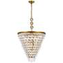 1_Nordic 7 Lts Brass Chandelier