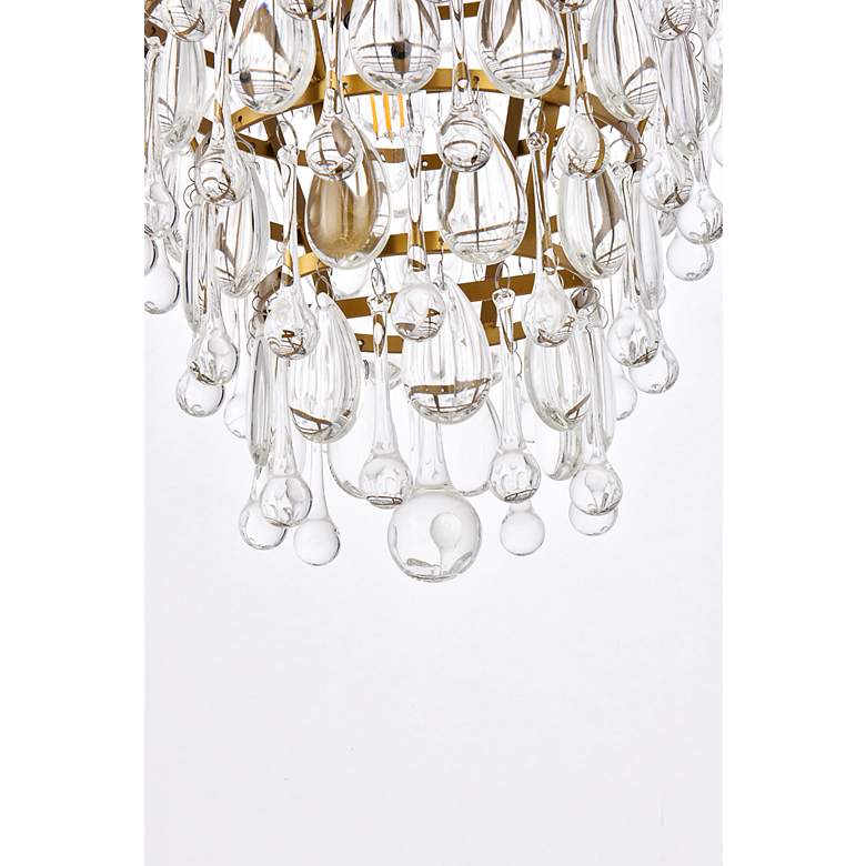 Image 4 Nordic 7 Lts Brass Chandelier more views