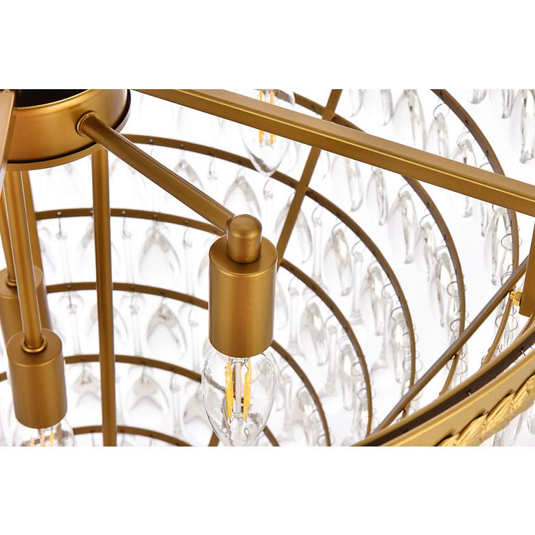 Image 5 Nordic 7 Lts Brass Chandelier more views