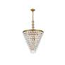 7_Nordic 7 Lts Brass Chandelier more views