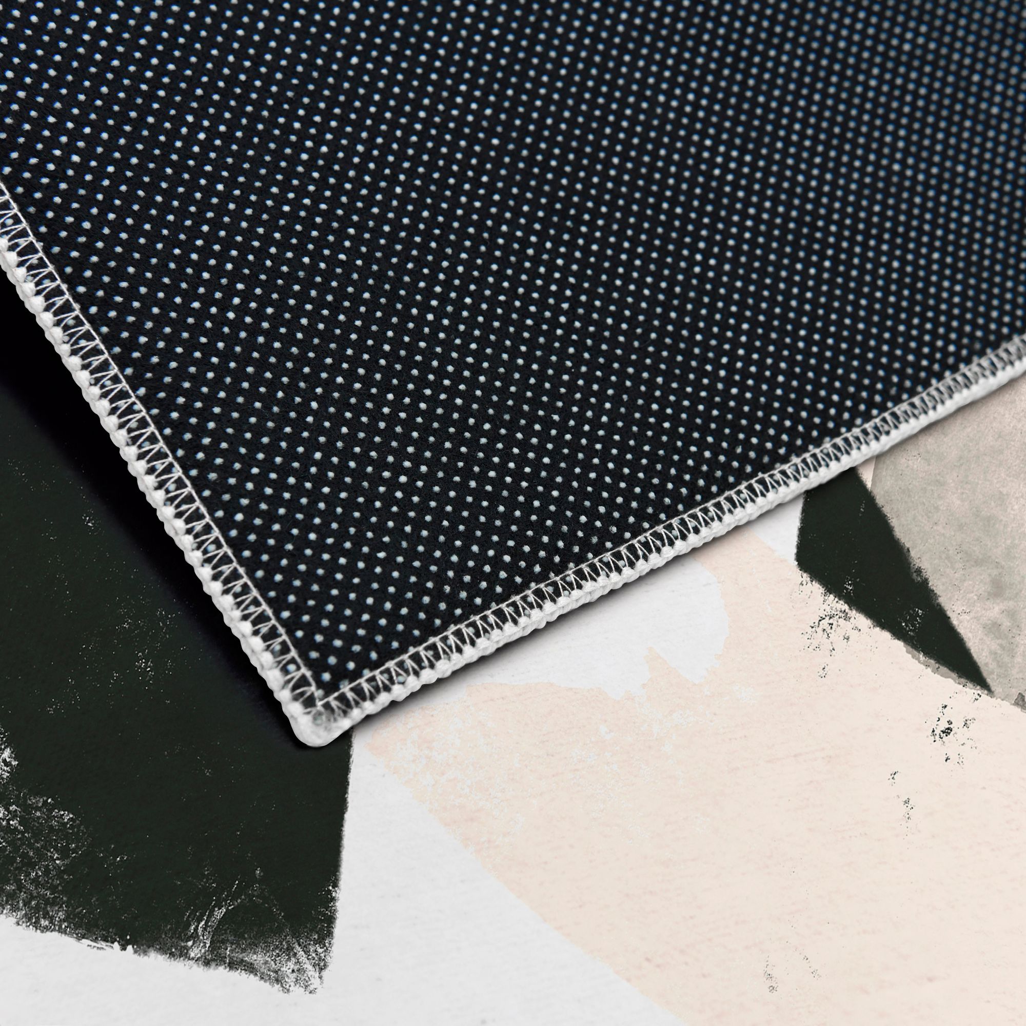 Image 4 Nordic II Washable Abstract Art Area Rug size 8'x10' more views