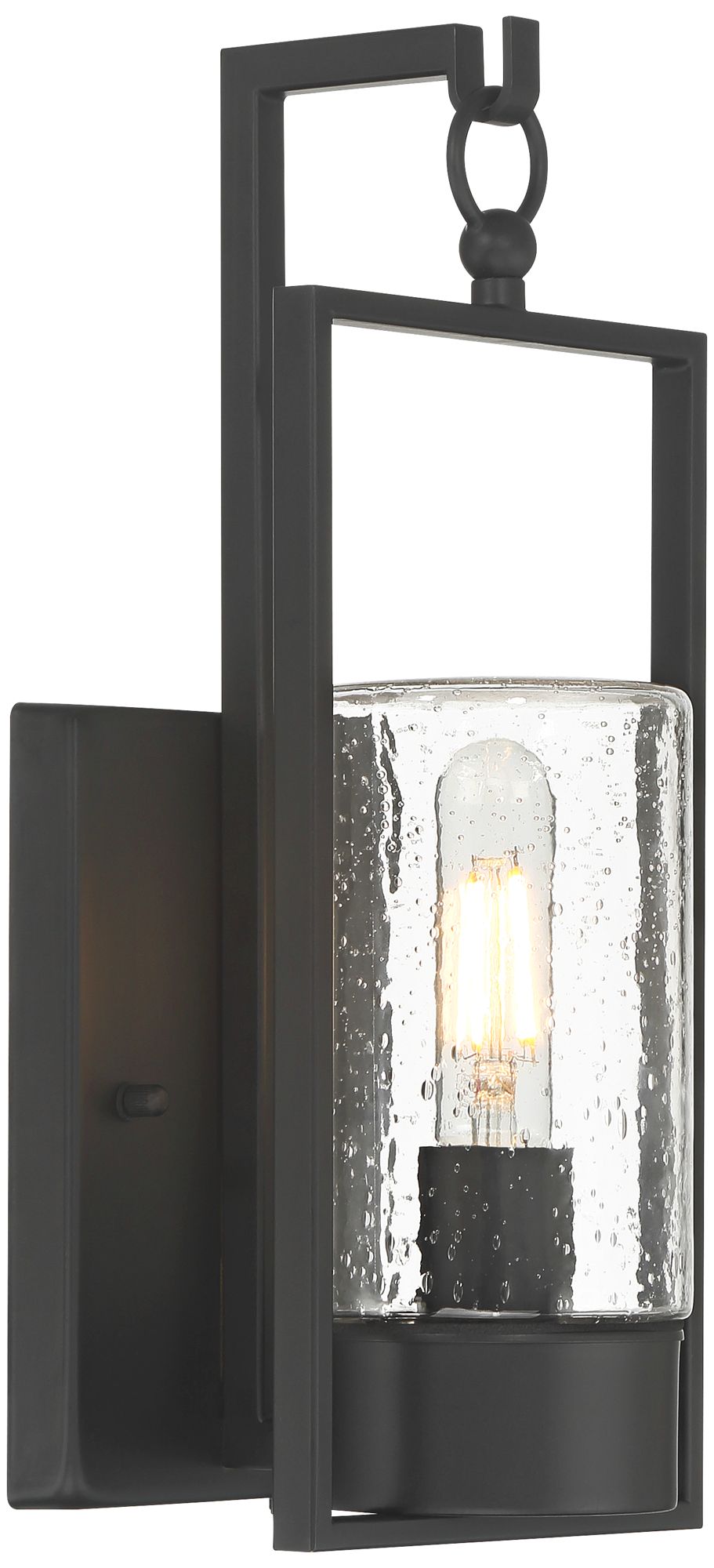 Nordvik 15" High Black Outdoor Wall Light Set of 2