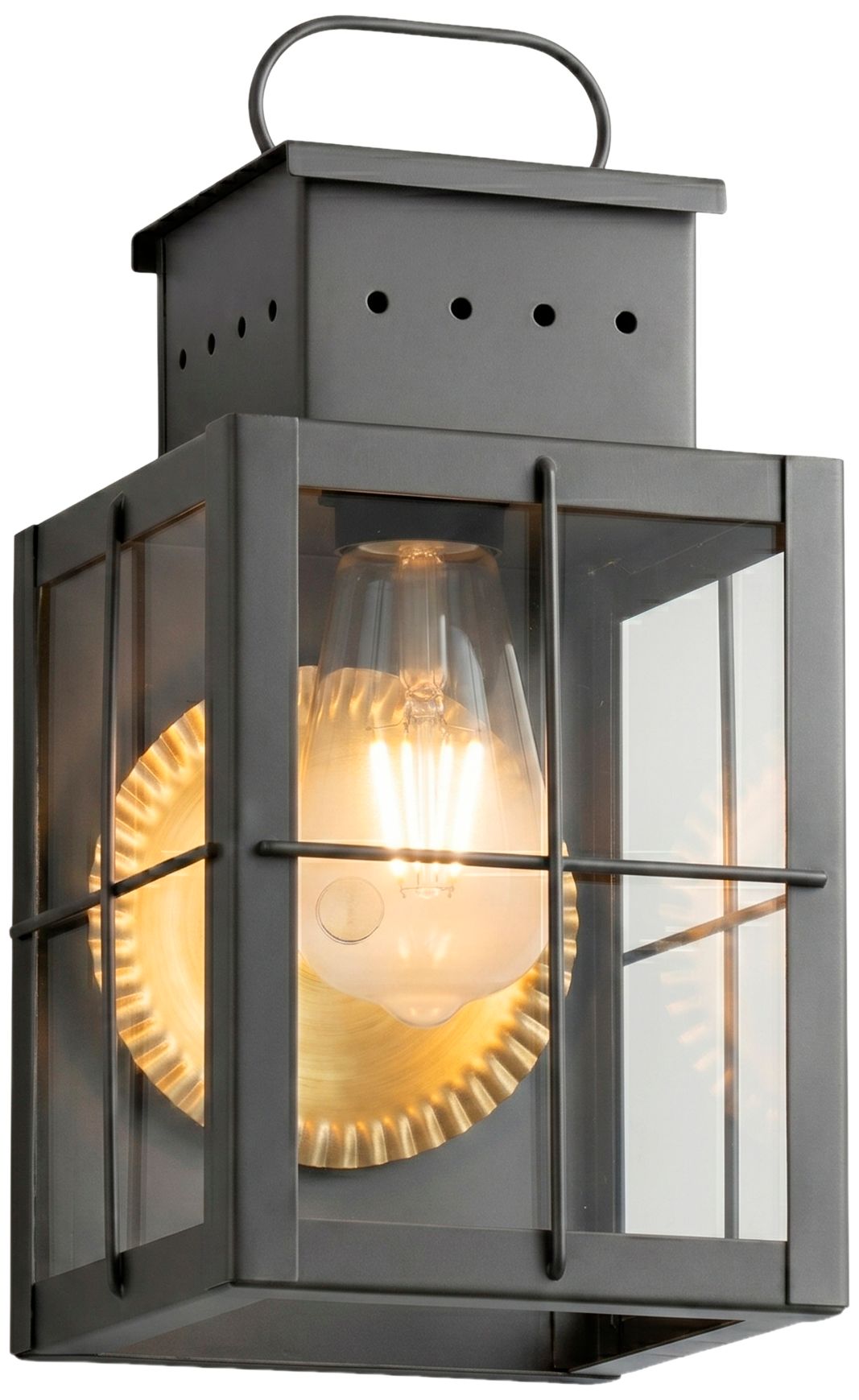 Norfield - 1 Light - 10 inch - Gunmetal - Solid Brass - Sconce