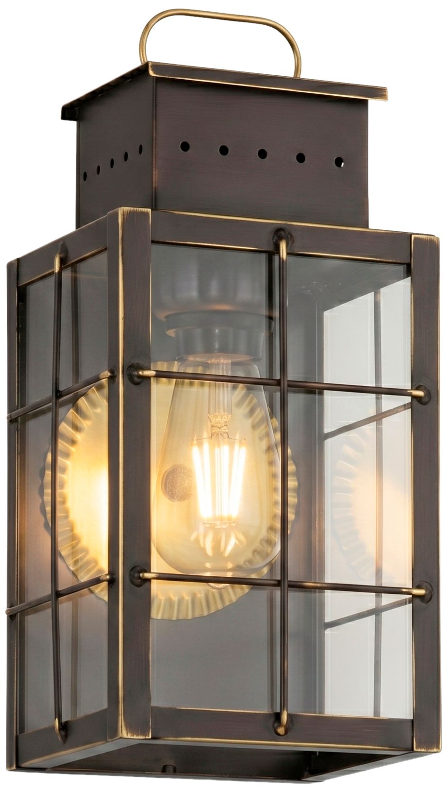 Norfield - 1 Light - 13 inch - Bronze - Solid Brass - Sconce