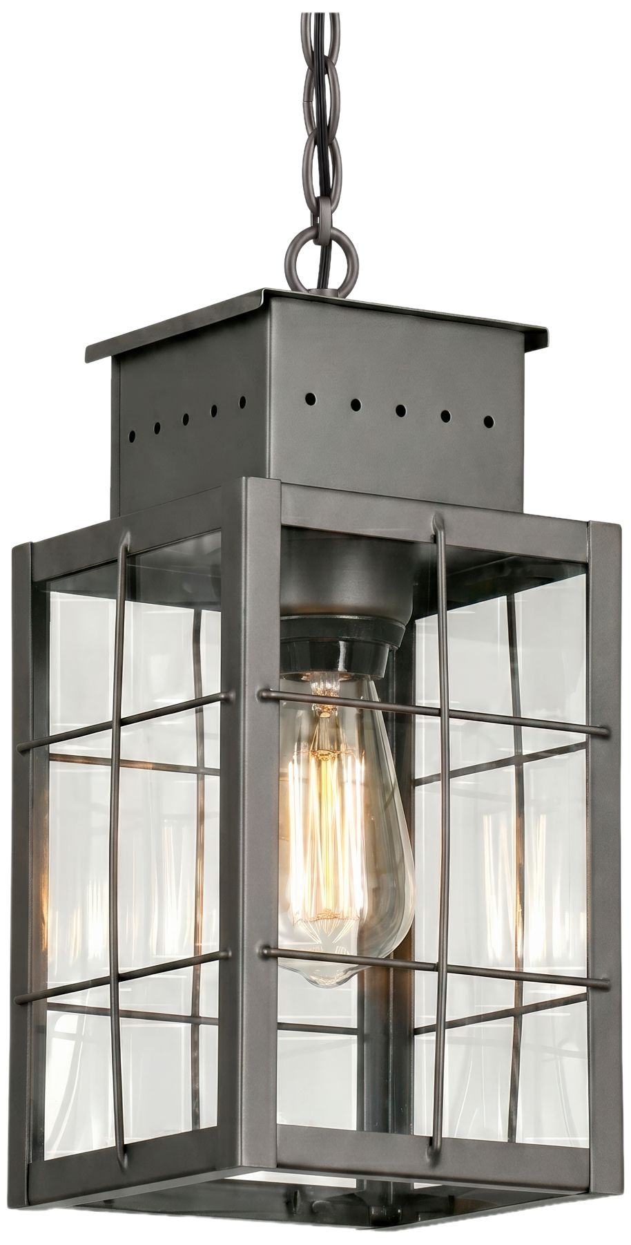 Norfield - 1 Light - 13 inch - Gunmetal - Solid Brass - Pendant