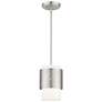 2_Noria 1 Light Brushed Nickel Pendant