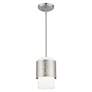 5_Noria 1 Light Brushed Nickel Pendant more views