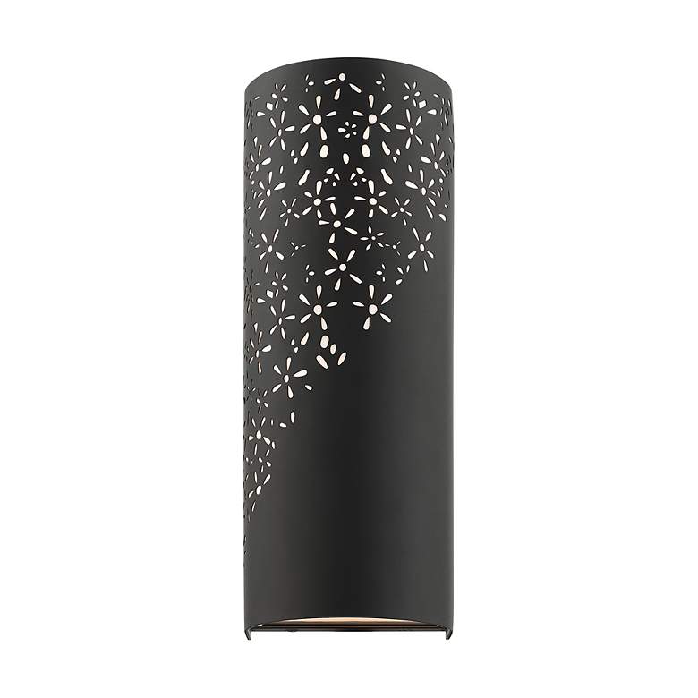Image 3 Noria 14" High Black ADA 2-Light Wall Sconce more views