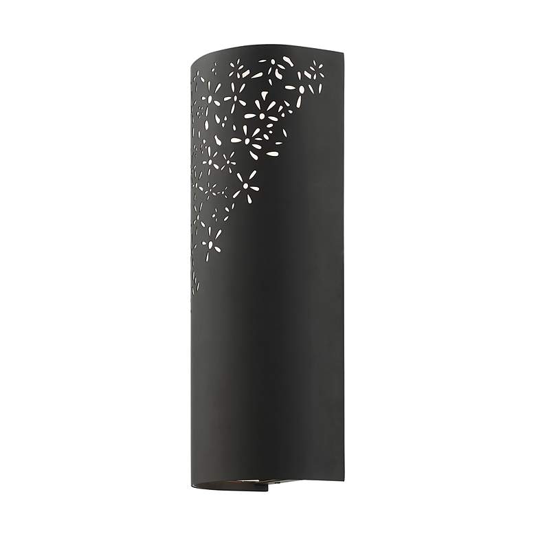 Image 4 Noria 14" High Black ADA 2-Light Wall Sconce more views