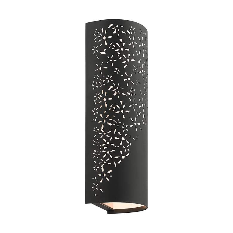 Image 5 Noria 14" High Black ADA 2-Light Wall Sconce more views