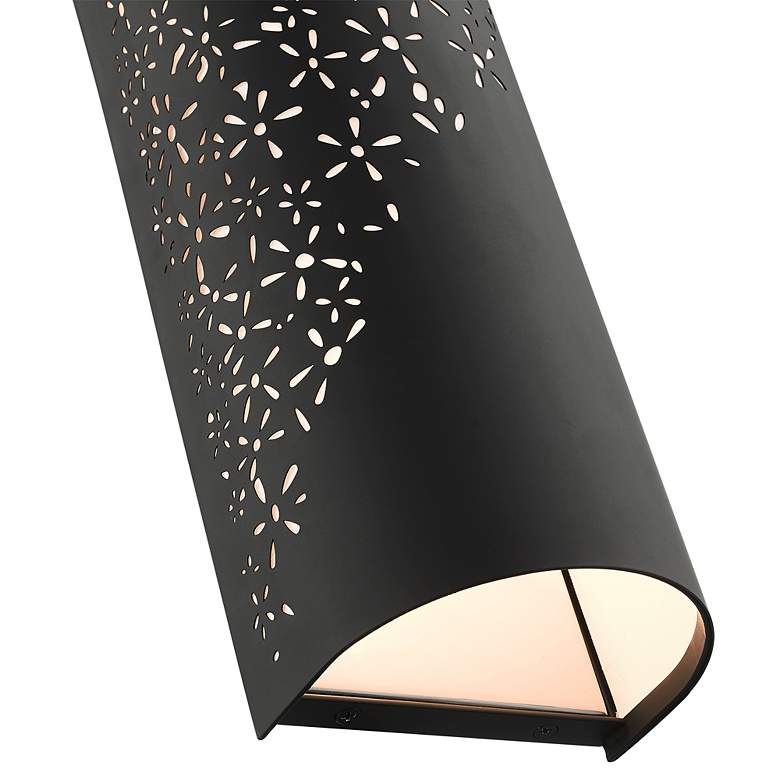 Image 7 Noria 14" High Black ADA 2-Light Wall Sconce more views