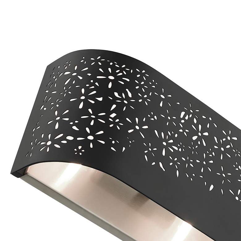 Image 7 Noria 2 Light Black ADA Vanity Sconce more views