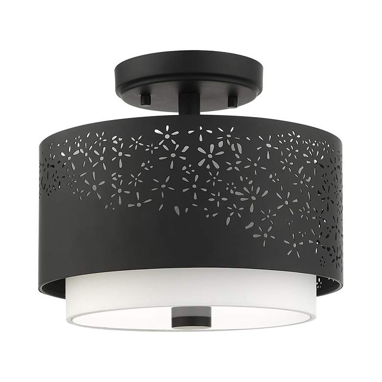 Image 3 Noria 2 Light Black Semi Flush more views