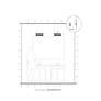 Noria 2 Light Brushed Nickel ADA Sconce