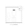Noria 2 Light Brushed Nickel ADA Sconce