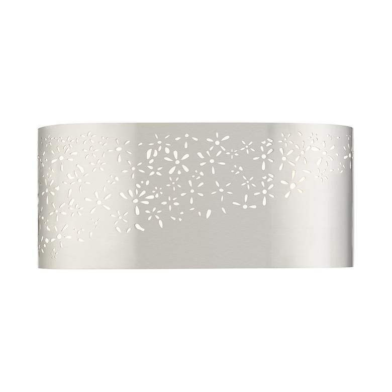 Image 4 Noria 2 Light Brushed Nickel ADA Vanity Sconce more views
