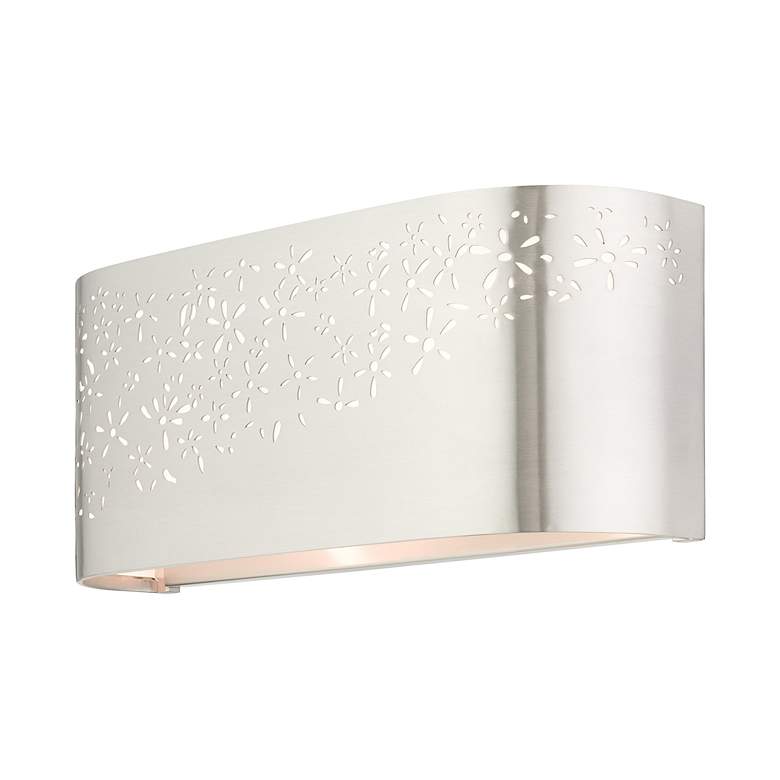 Image 5 Noria 2 Light Brushed Nickel ADA Vanity Sconce more views