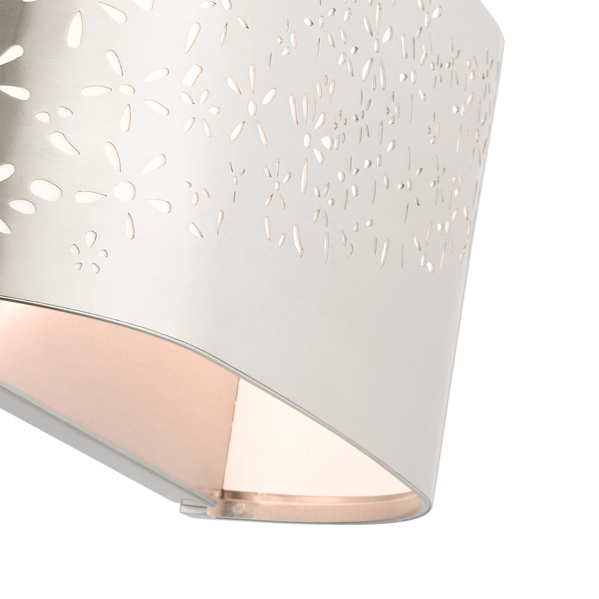 Noria 2 Light Brushed Nickel ADA Vanity Sconce