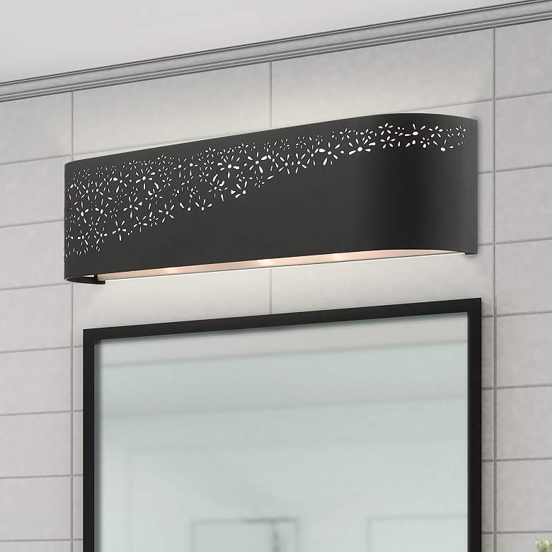 Image 1 Noria 4 Light Black ADA Vanity Sconce